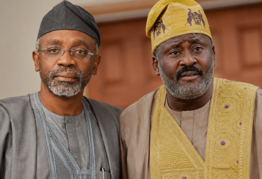 Femi Gbajabiamila and Desmond Elliott