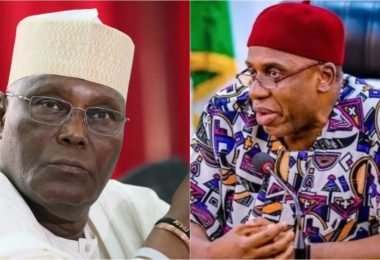 Former Vice President Atiku Abubakar and Rotimi Amaechi