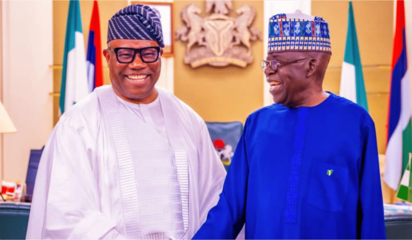Godswill Akpabio and Tinubu