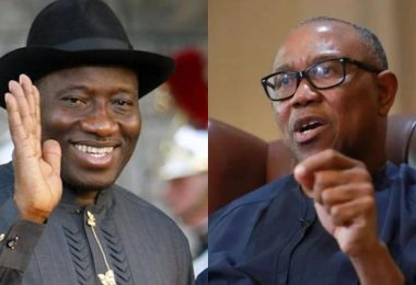 Goodluck Ebele Jonathan and Peter Obi