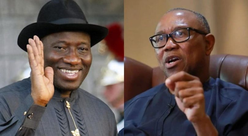 Goodluck Ebele Jonathan and Peter Obi