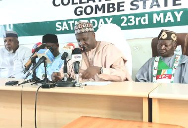 Governor Muhammad Inuwa Yahaya At APC Collation Centre