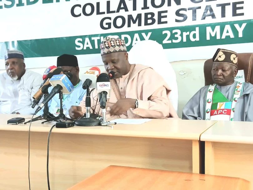 Governor Muhammad Inuwa Yahaya At APC Collation Centre