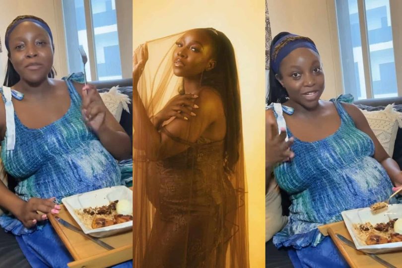 Ini Dima pregnancy cravings made her cry