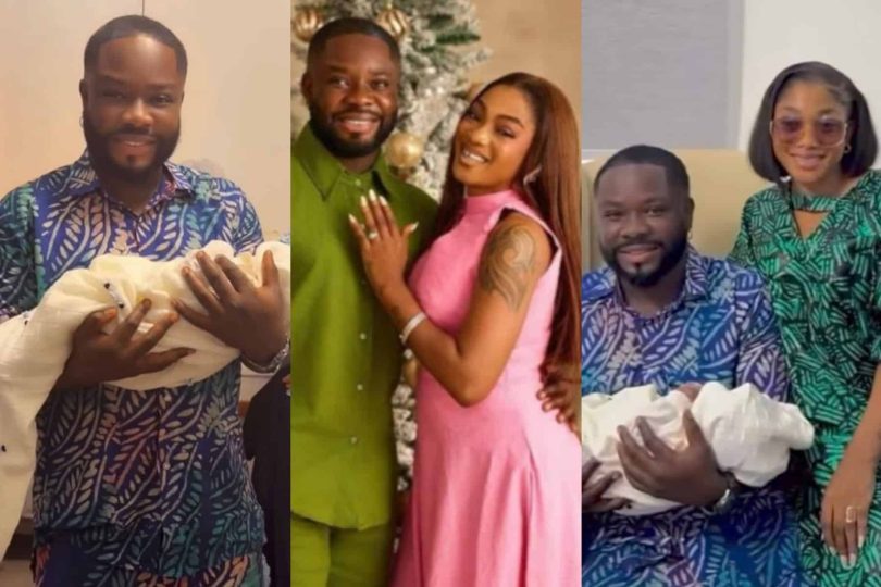 Itele and wife meet Lateef Adedimeji triplets