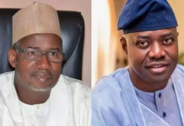 L R Bauchi State Governor Bala Mohammed Oyo State Governor Seyi Makinde