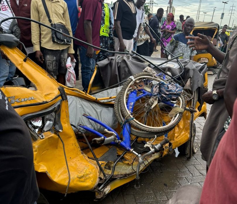 Lagos Tricycle Accident