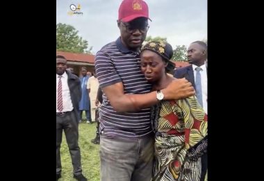 Makinde and woman