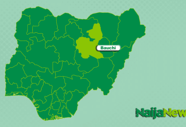 Map of Bauchi State Nigeria