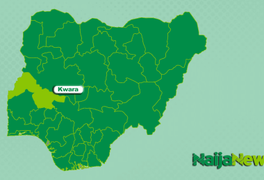 Map of Kwara State Nigeria