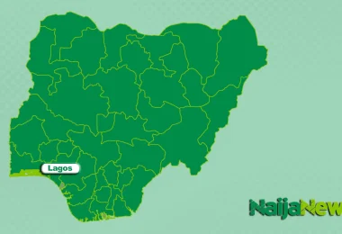 Map of Lagos State Nigeria