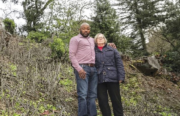 Matthew Bernard and his wife
