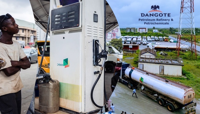 NNPC Reveals Pump Price Of Dangote Petrol Across Nigeria to Sell at N992litre in Abuja N1019 in Born