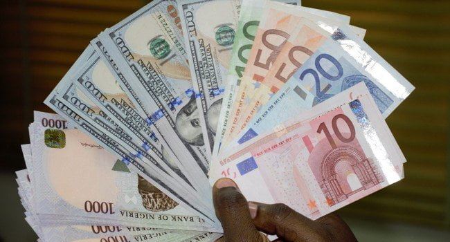 Naira dollar euro
