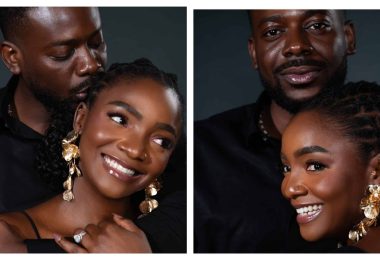 Nigerian Singer Adekunle Gold and Wife Simi scaled