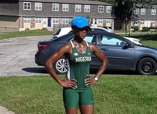 Nigerian athlete Oluwabukola Pereira