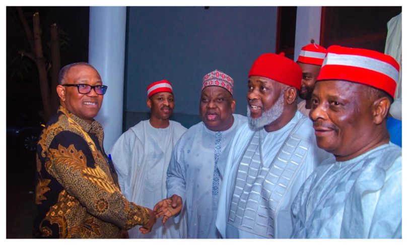 Obi Dickson meet Kwankwaso in Abuja 2