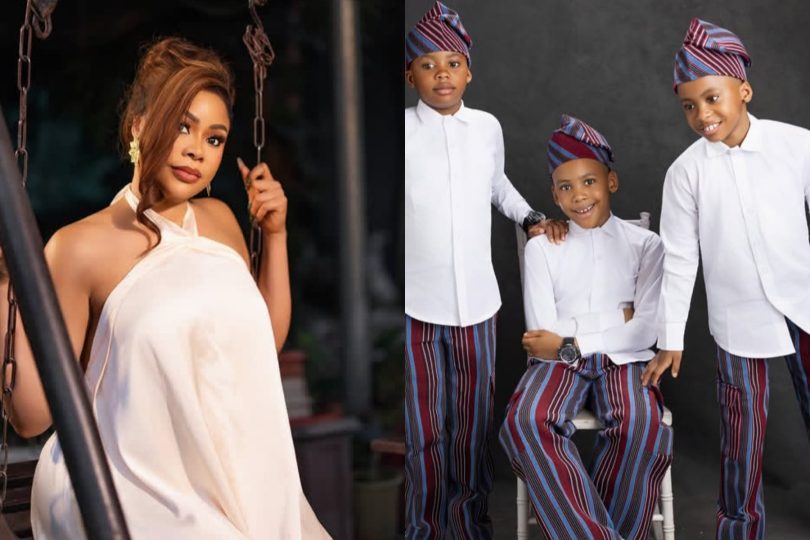 Precious Chikwendu celebrates triplets birthday