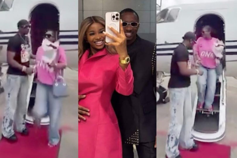 Priscilla Ojo and Juma Jux jet setting life