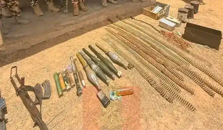Recovered weapons
