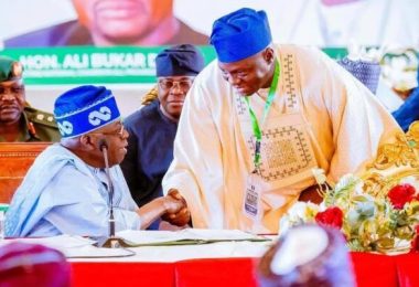 Tinubu and APC Chairman Yilwatda
