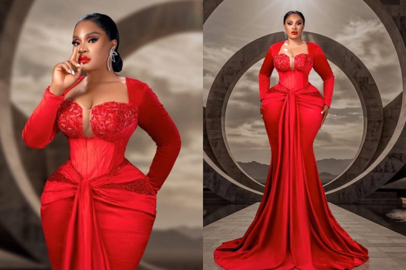 Uche Ogbodo dazzles in red as she turns 40
