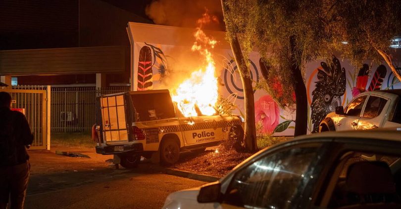 angry crowd riots outside australian hospital treating suspect in girl s death