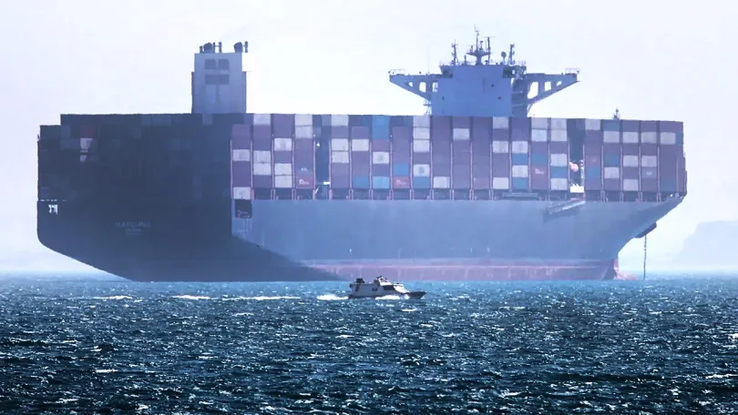 container ship strait hormuz iran ap fox news optimized