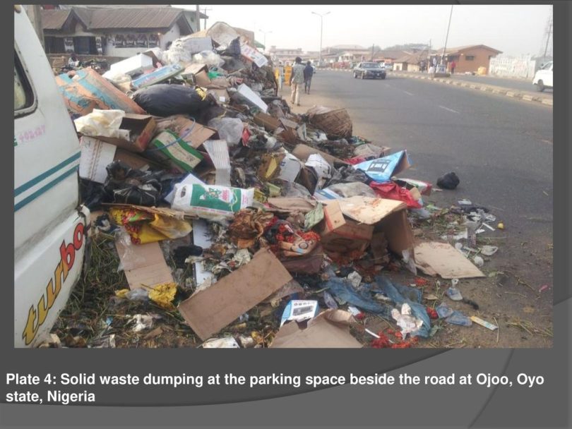 dumping wastes in open spaces