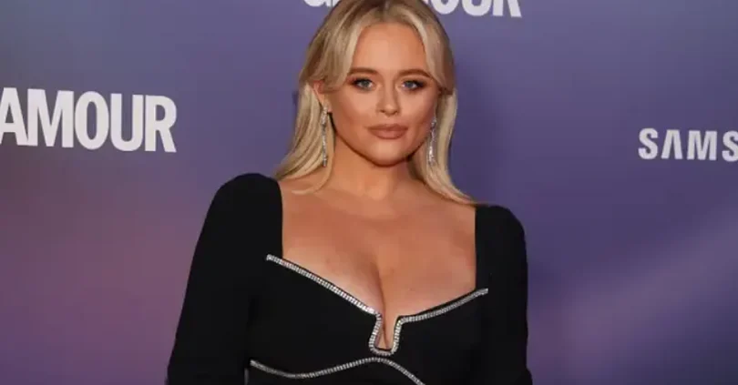 emily atack says she was very ill with sepsis after birth of first child