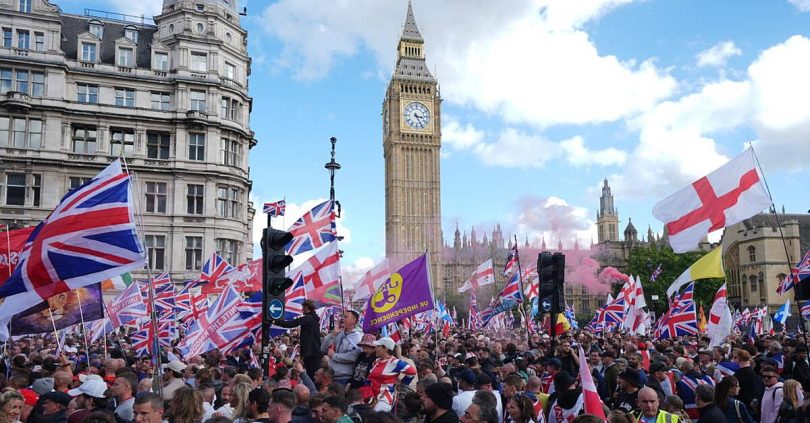 massive policing operation as two protests and fa cup final coincide in london