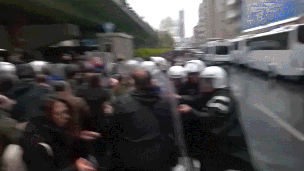 may day turkey scuffle