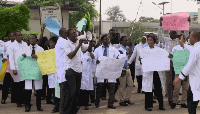 resident doctors protest
