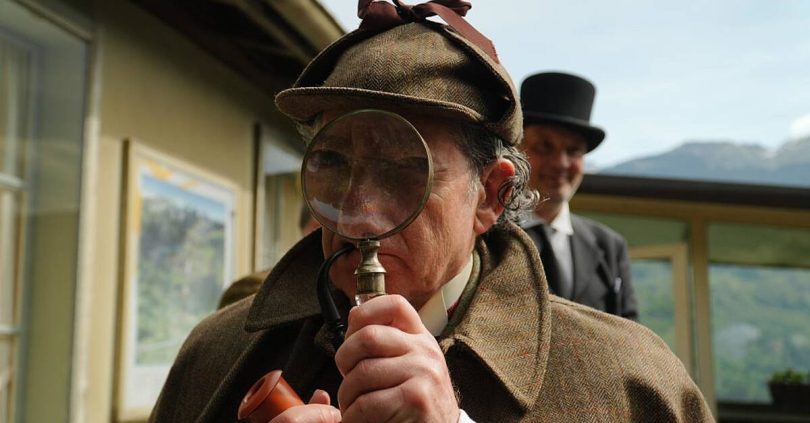 the game s afoot as armchair detectives mark sherlock holmes day