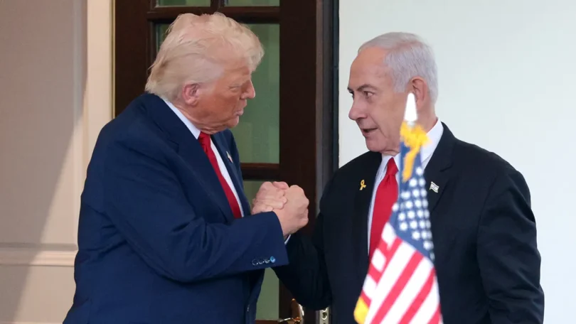 trump netanyahu april 2025 white house