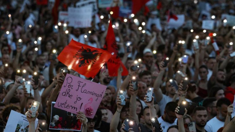 2026 06 05T195827Z 957376739 RC2VNLAYT9MD RTRMADP 3 ALBANIA PROTESTS KUSHNER