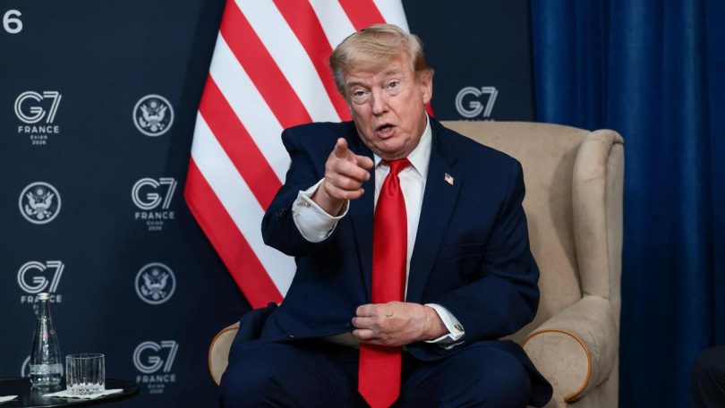 2026 06 16T095605Z 413823465 RC2XULAOIE2M RTRMADP 3 G7 SUMMIT TRUMP