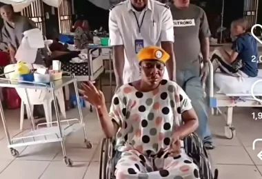 AAC governorship candidate Doris Ogala on a wheelchair PHOTO CREDIT Instagram@doris ogala