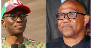 Abure and Peter Obi
