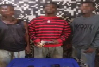 Arrested suspects