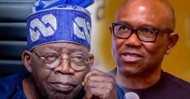 Bola Tinubu and Peter Obi