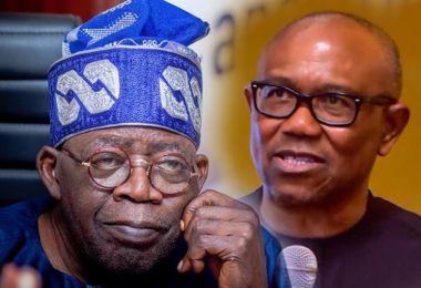 Bola Tinubu and Peter Obi