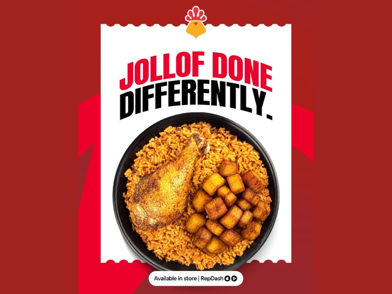 Chicken Republic smokey jollof
