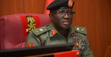 Chief of Army Staff Waidi Shaibu