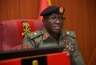 Chief of Army Staff Waidi Shaibu