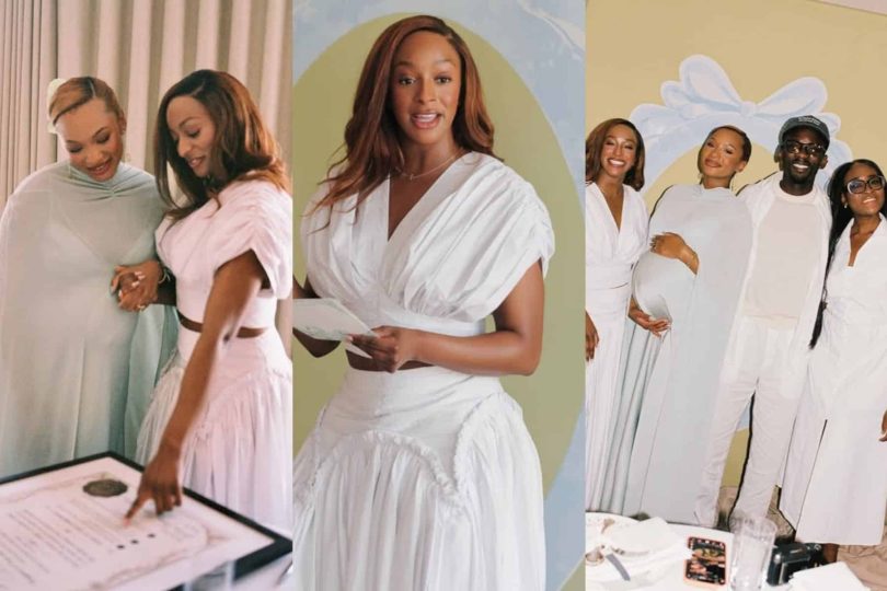 DJ Cuppy shares photos from Temi Otedola baby shower