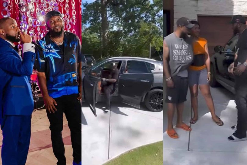 Davido gifts Chiomas PA a Maserati