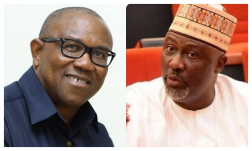 Dino Melaye and Peter obi