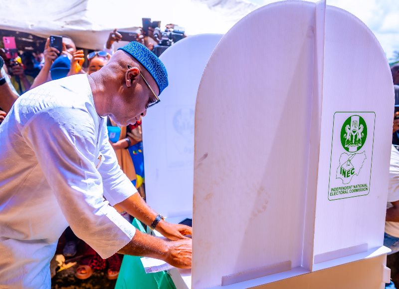 Ekiti Election Oyebanji casts votes