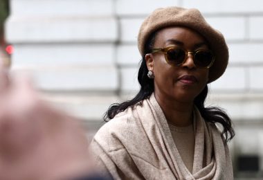 Former OPEC president Diezani Alison Madueke arrives to Westminster Magistrates Court in London 1.jp